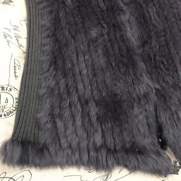 Love Token Genuine Rabbit Fur & Knit Vest - Picture 3 of 8